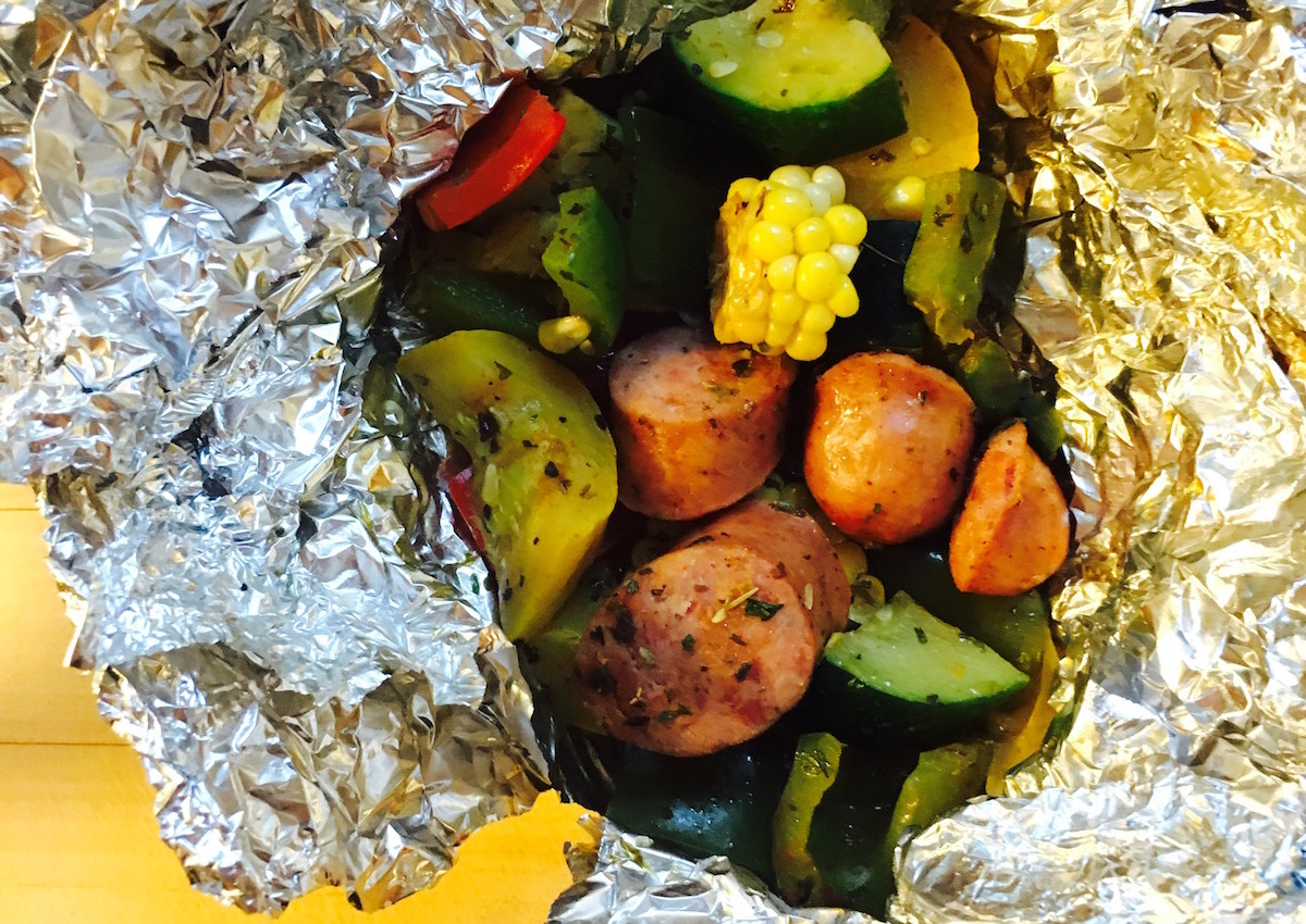 Kielbasa with Summer Vegetable Packets Fresh Fork Market