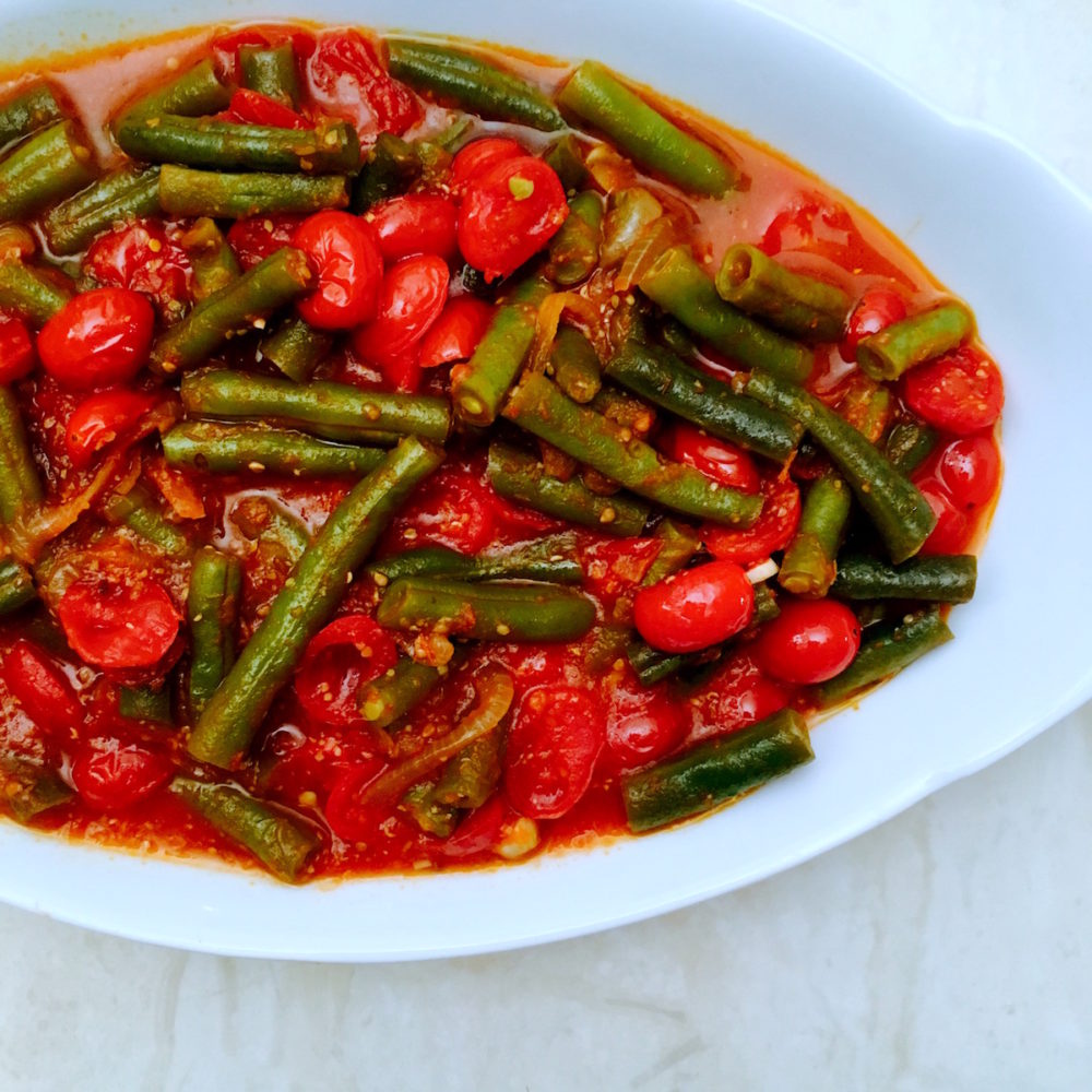 Spicy Braised Green Beans and Tomatoes Fresh Fork Market